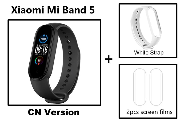 Xiaomi Mi Band5 Smart Wristband Heart Rate Fitness Tracker Bluetooth Sport Bracelet AMOLED Screen Mi band 5