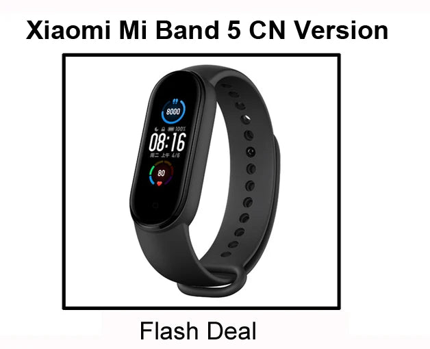 Xiaomi Mi Band5 Smart Wristband Heart Rate Fitness Tracker Bluetooth Sport Bracelet AMOLED Screen Mi band 5