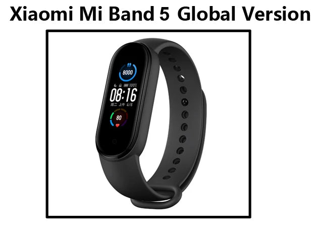 Xiaomi Mi Band5 Smart Wristband Heart Rate Fitness Tracker Bluetooth Sport Bracelet AMOLED Screen Mi band 5
