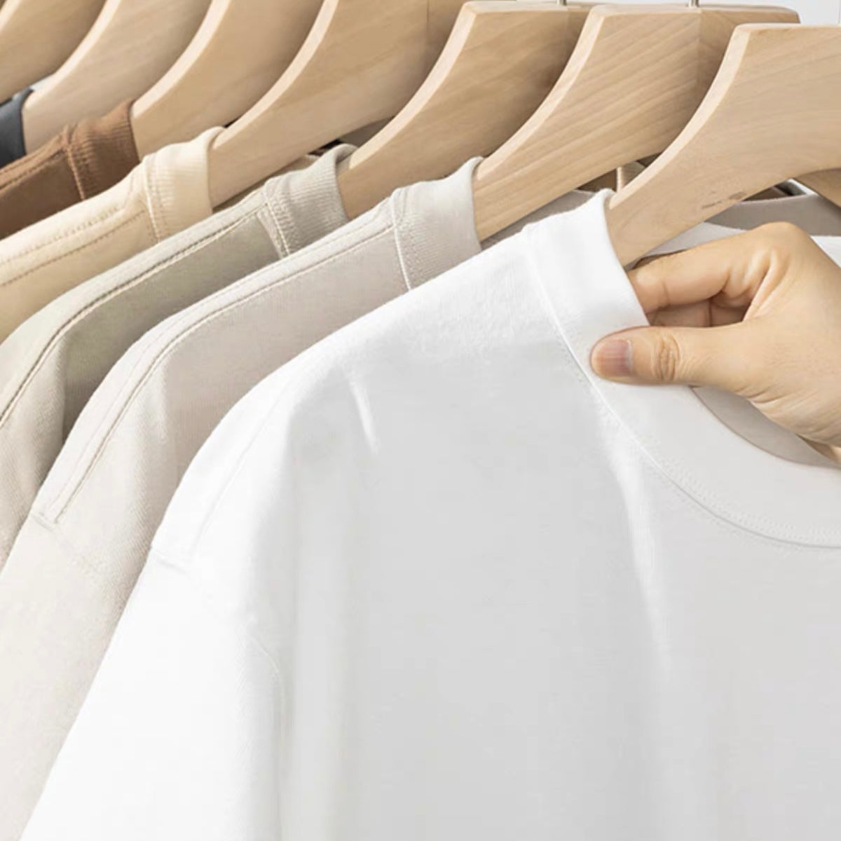 Heavyweight 100% Cotton Solid T-Shirt with Premium 400g, Double-Needle Stitching, Classic Fit