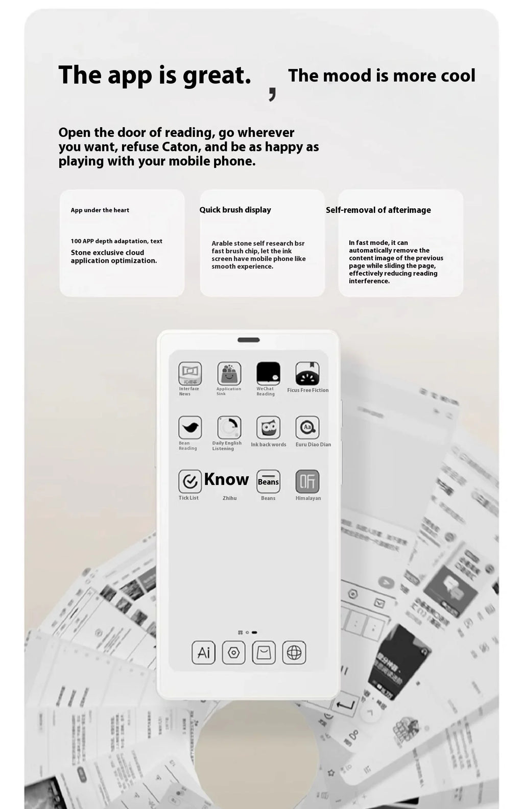 Onxy Boox P6 E-Book Reader Electronic Portable Ink Screen Smart Electronic 6.13inches Paper Eye Protection Ebook Reader Custom