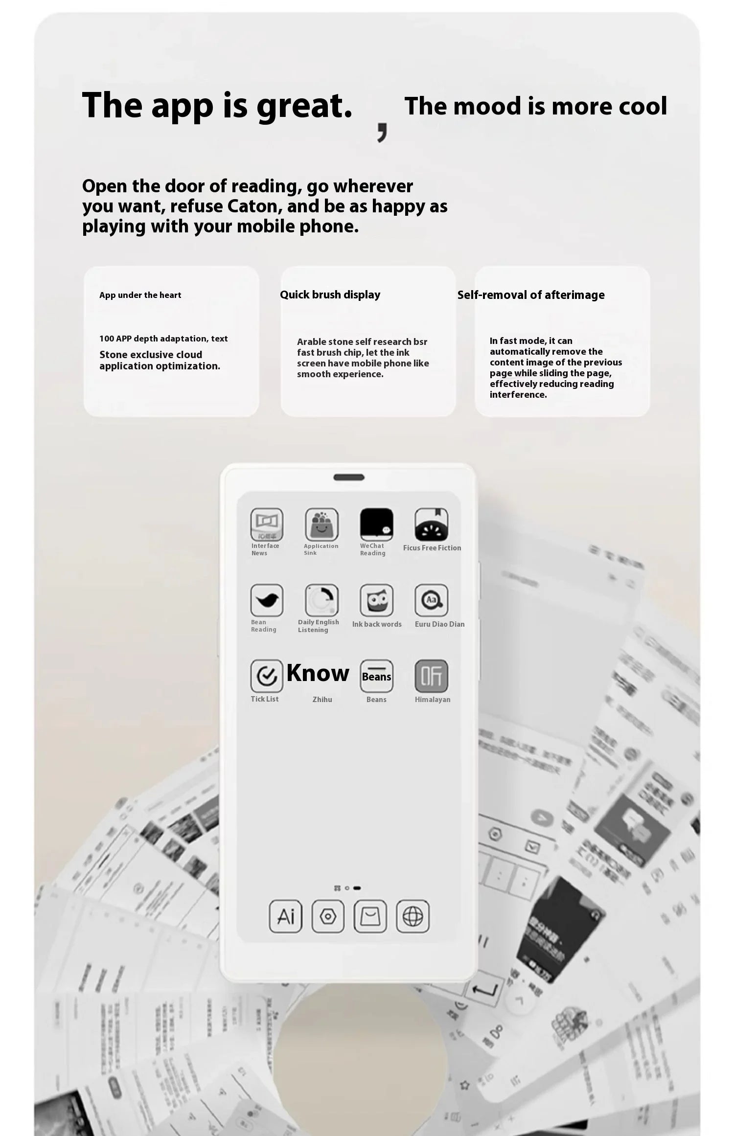 Onxy Boox P6 E-Book Reader Electronic Portable Ink Screen Smart Electronic 6.13inches Paper Eye Protection Ebook Reader Custom