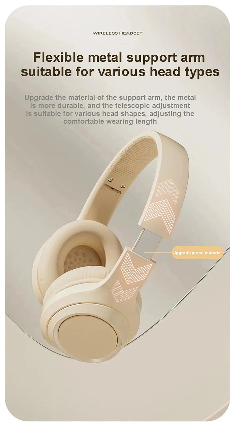 Xiaomi TH30 Wireless Headphones Bluetooth 5.3 Headset Head Mounted Noise Cancelling Headband Sport Earbuds Earphones For Running