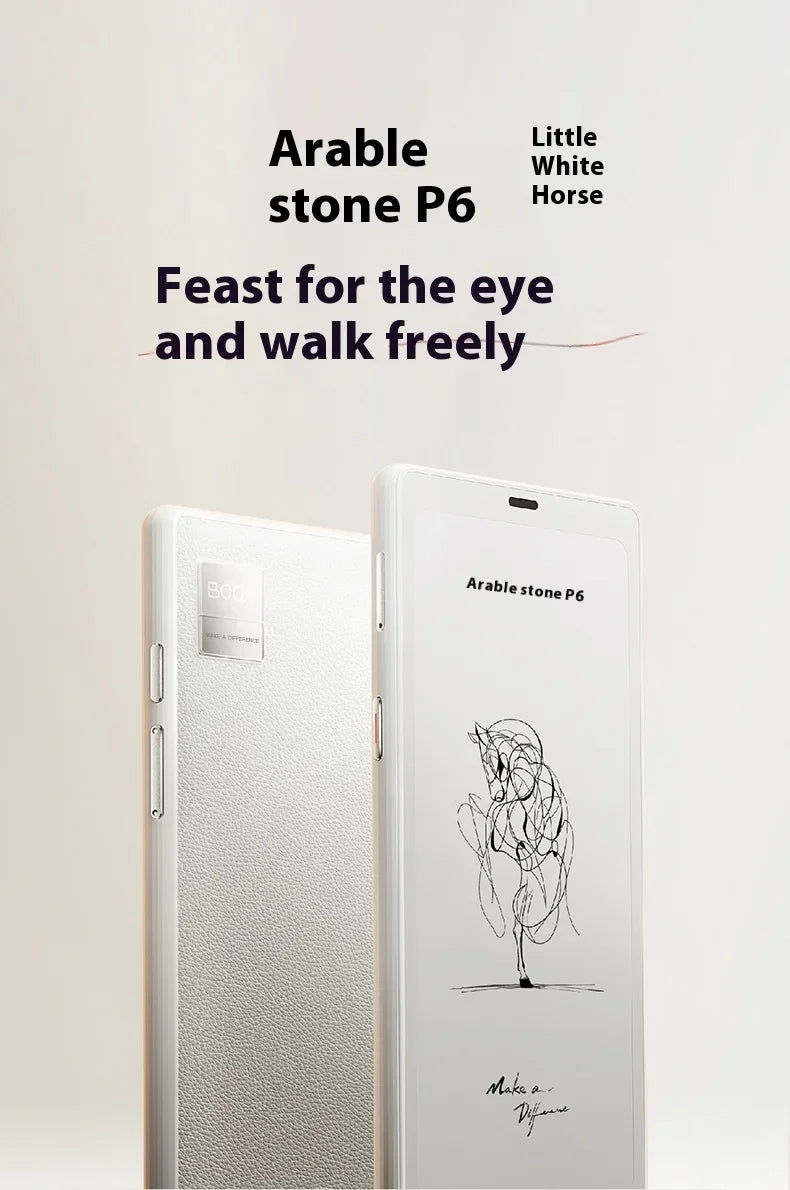 Onxy Boox P6 E-Book Reader Electronic Portable Ink Screen Smart Electronic 6.13inches Paper Eye Protection Ebook Reader Custom
